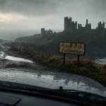Chateaux ecossais hantés : Dunnottar Castle dans la brume