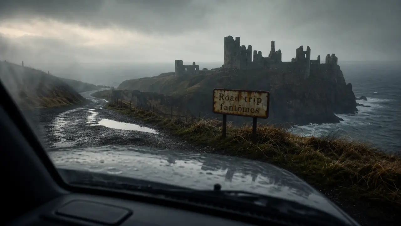 Chateaux ecossais hantés : Dunnottar Castle dans la brume