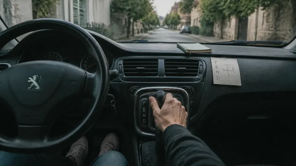 Comment conduire une boite auto : frein, accélérateur et positions P R N D