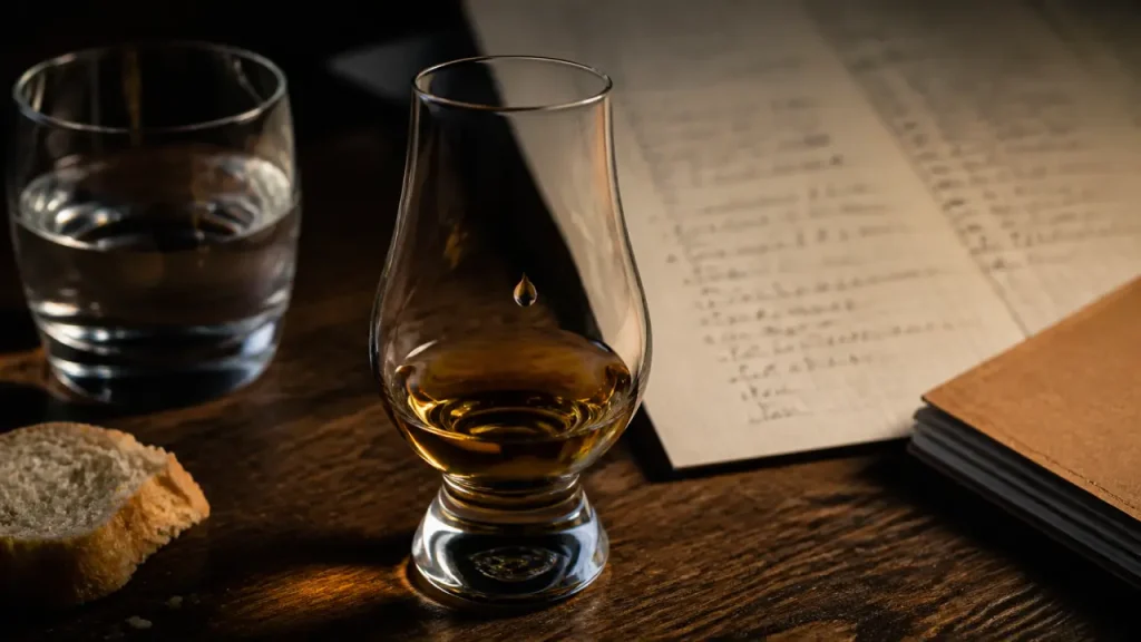 Dégustation whisky : verre Glencairn, nez, erreurs qui brouillent les arômes