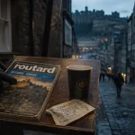 Edimbourg routard : carte de rue dans la Old Town