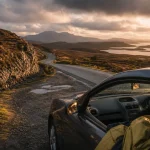Voyages en ecosse : route des Highlands vers Skye, conduite à gauche