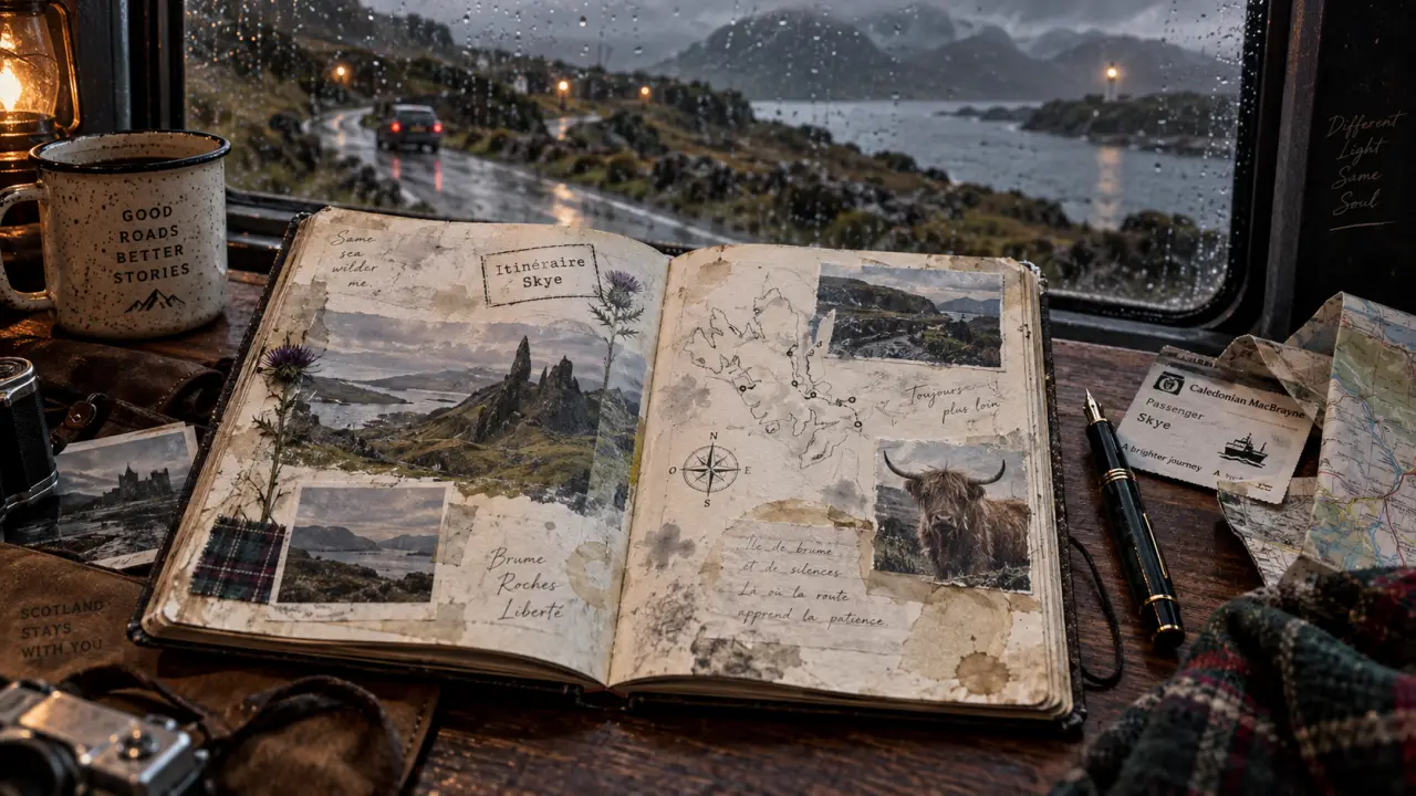 Carnet de voyage ecosse en Écosse, itinéraire et météo sous la pluie