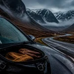 Écosse en mars : road trip en voiture sous la pluie à Glencoe