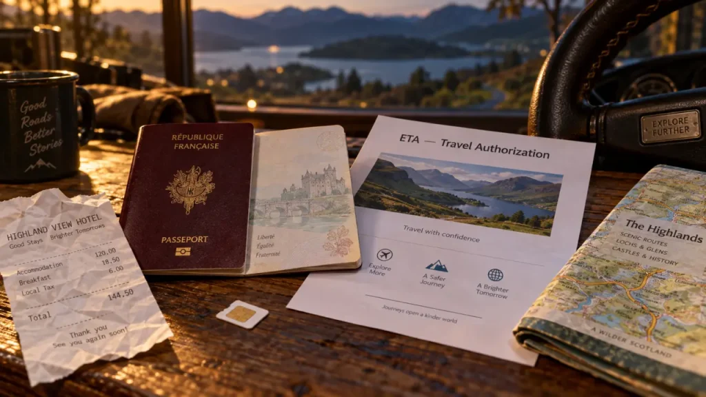 Faut il un visa pour l ecosse ? passeport et ETA
