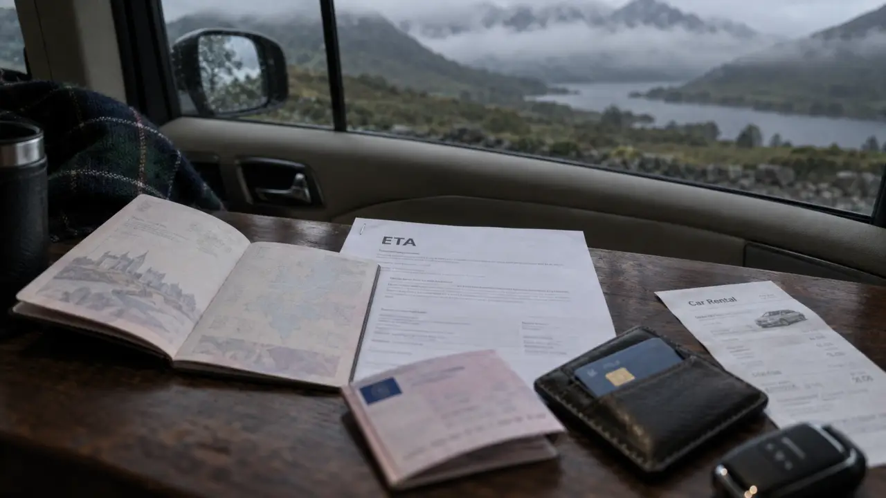Formalites ecosse : passeport et ETA pour conduire à gauche