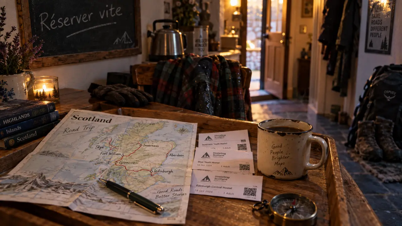 Hébergement en Écosse : choix B&B, auberge ou cottage