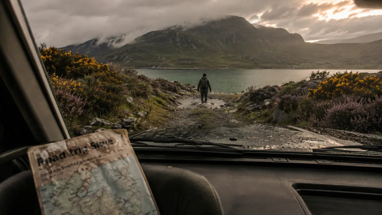 Meilleure periode pour aller en ecosse : road trip Highlands en juin, route humide et loch