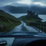 Quand visiter l'Écosse : route des Highlands, loch brumeux et château en ruine