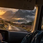 Road trip ecosse 2 semaines : route vers Glencoe, Highlands au golden hour