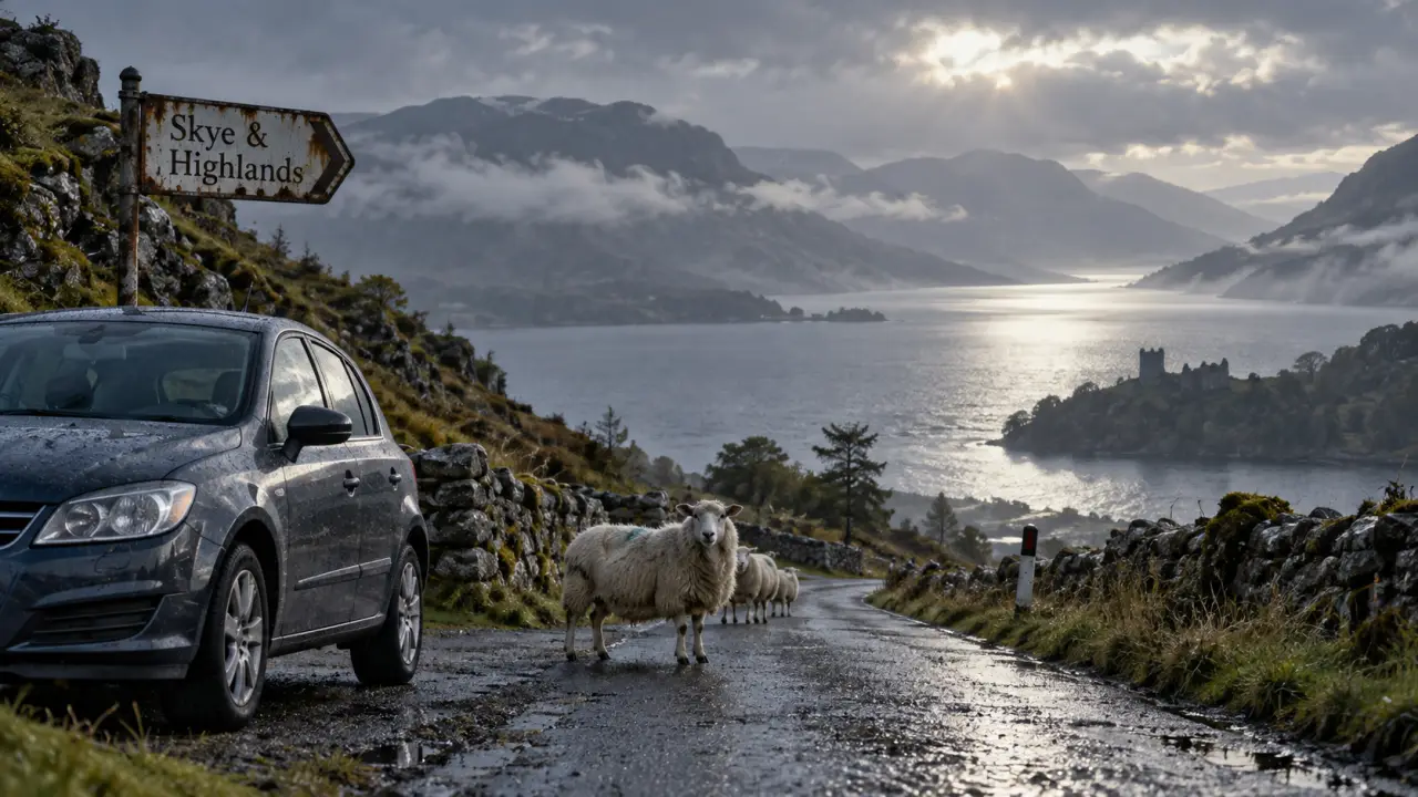 Road trip ecosse 7 jours blog : Highlands, Skye et Loch Ness, route et brume