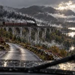 Road trip ecosse harry potter : viaduc de Glenfinnan et train à vapeur