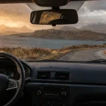 Une semaine en Écosse : route sinueuse vers Skye au coucher du soleil, Highlands