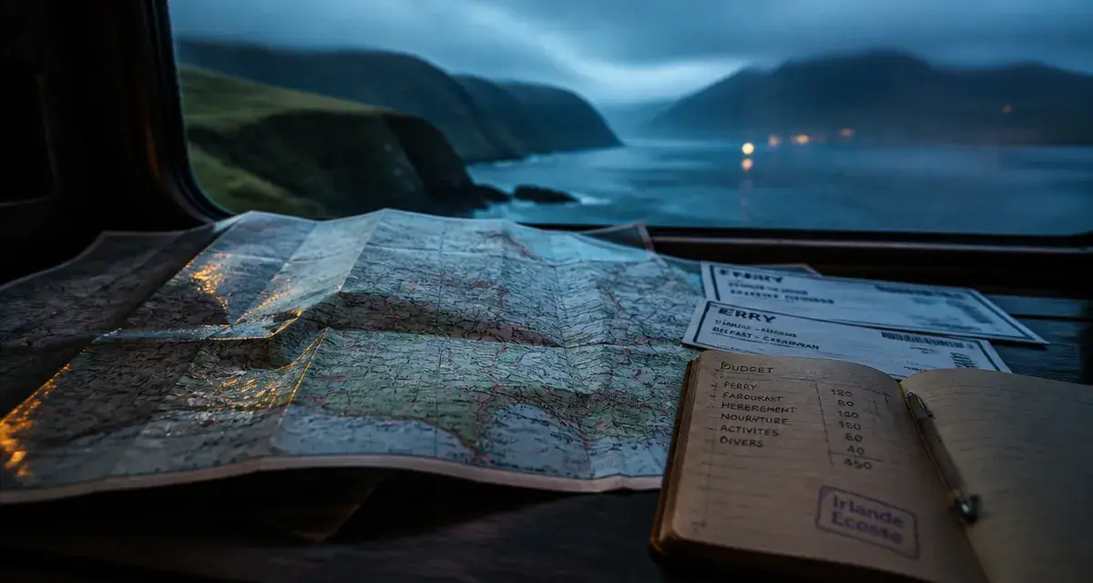 Voyage irlande ecosse pas cher : budget 3590€ sur carte et carnet