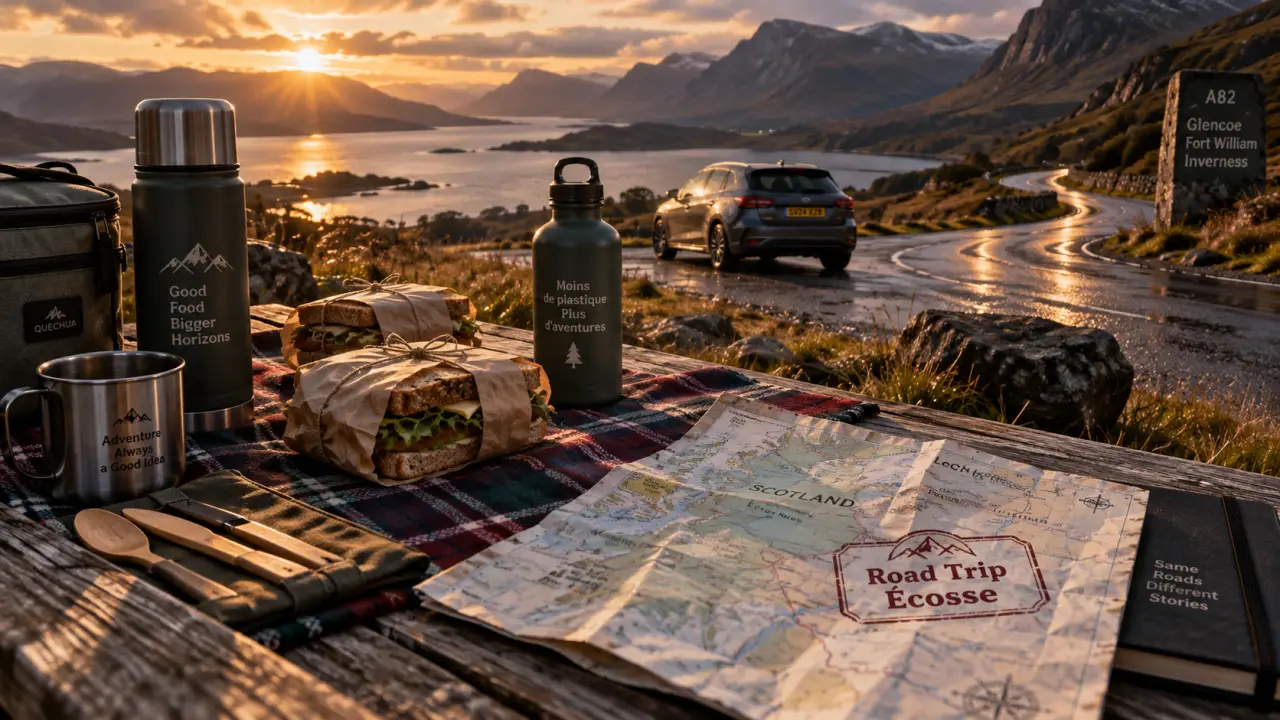 Voyager en ecosse pas cher : pique-nique et voiture pour road trip