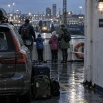 Ferry Belgique Écosse 2025 : voiture sur pont, départ vers Édimbourg