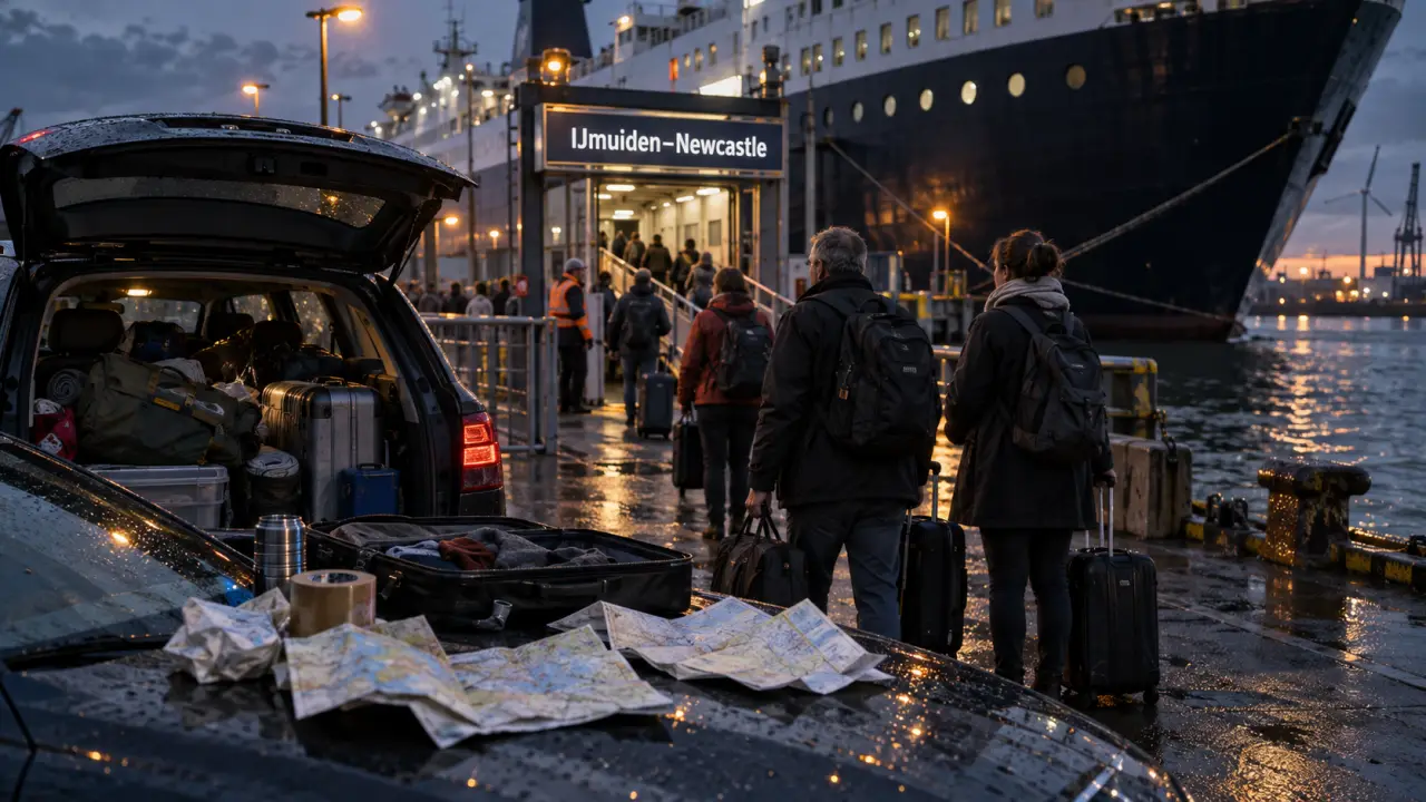 Ferry pays-bas écosse de nuit à IJmuiden pour Newcastle