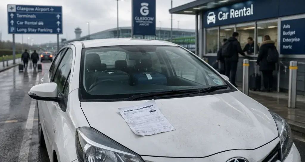 location voiture ecosse glasgow à l’aéroport de Glasgow