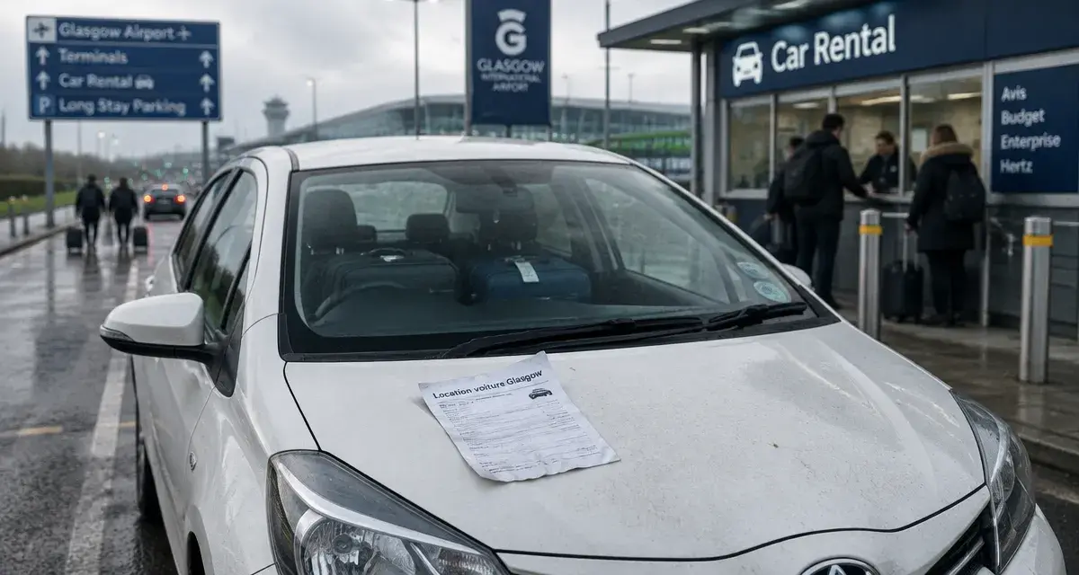 location voiture ecosse glasgow à l’aéroport de Glasgow