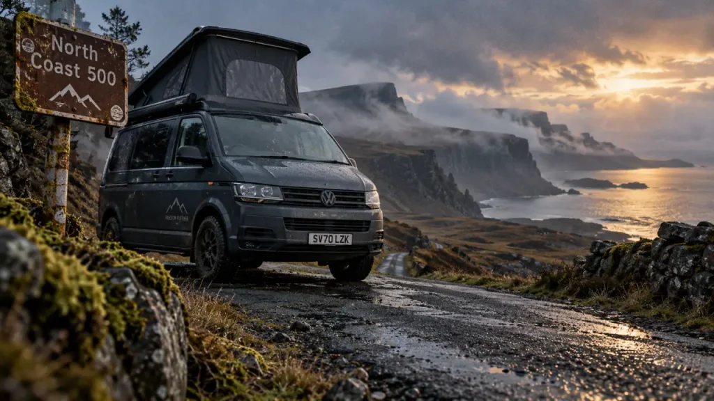 North Coast 500 en camper : conduite à gauche, nuits autorisées et erreurs à éviter