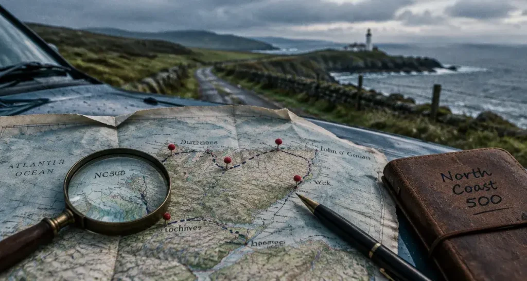 North Coast 500 Google Maps : découper la boucle avant les Highlands