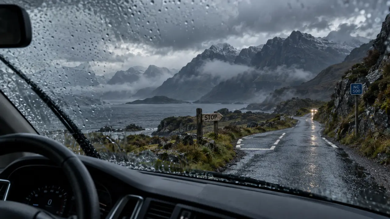 North coast 500 itinerary : route côtière des Highlands vers Applecross, Inverness