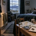 North coast 500 places to stay : chambre d’hôtes en Écosse avec cartes et clés