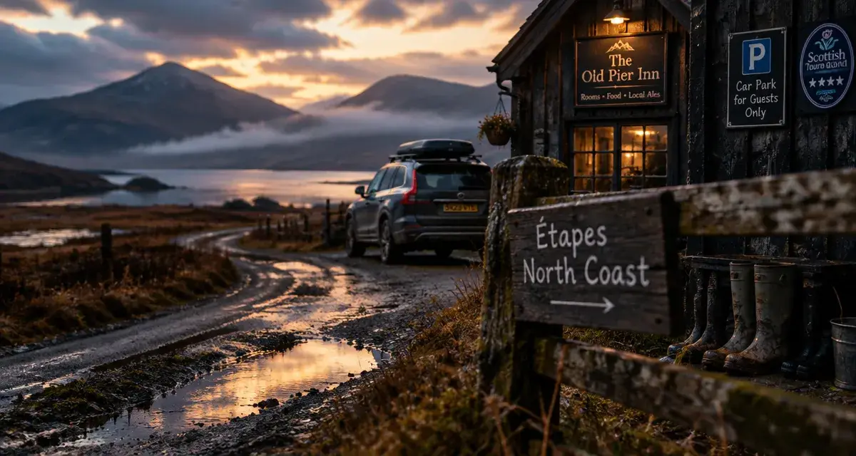 North Coast 500 where to stay : route écossaise et auberge près de la tourbière, Inverness, Ullapool, Durness et Wick