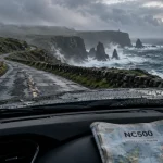 Route 500 écosse carte, Duncansby Head et falaises côtières