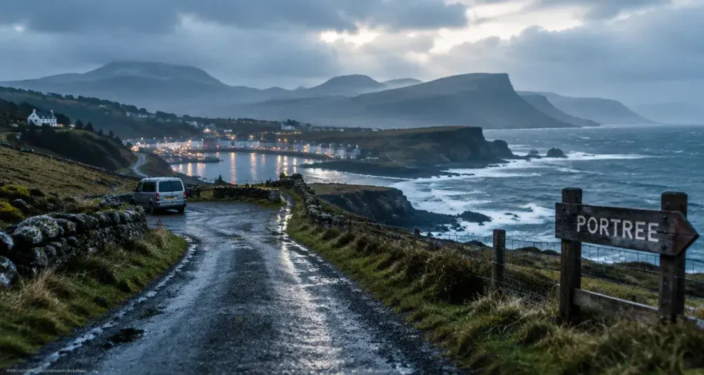 Visiter ile de skye en 1 jour : route vers Portree, falaises et mer