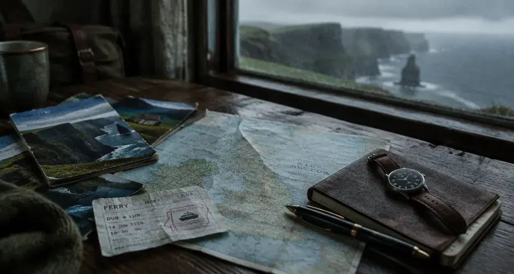 Voyage Irlande Écosse Angleterre : brochures et carte pour choisir un circuit